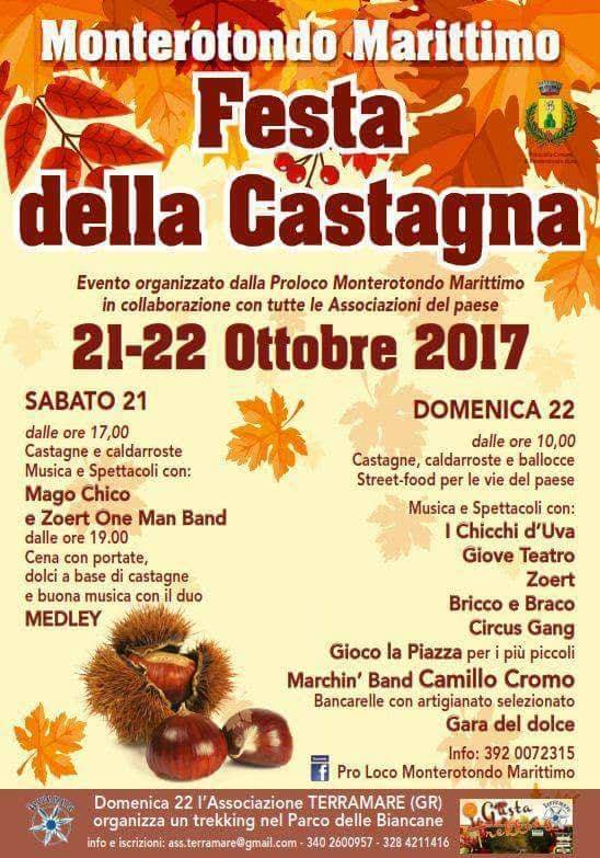 Festa della castagna a Monterotondo Marittimo