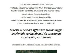 Geotermia, sensori diffusi per il monitoraggio ambientale: un progetto per l’Amiata