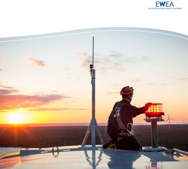 Eolico in Europa: 12 GW in più nel 2015, è il 44% di tutta la nuova energia elettrica installata