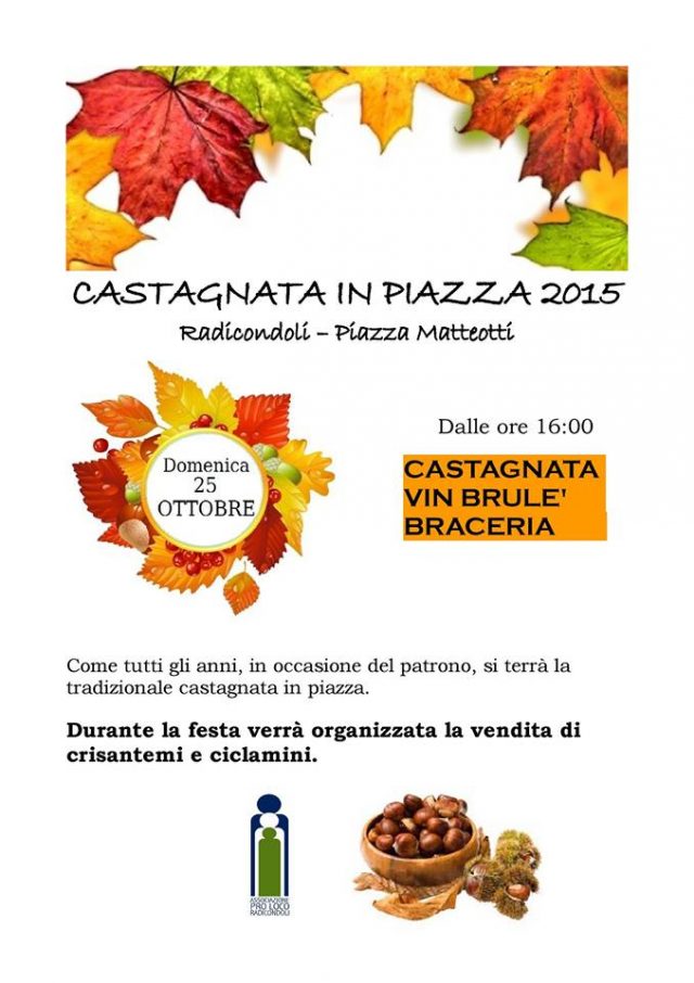 Turismo a Radicondoli: dal 24 al 25 Ottobre 2015