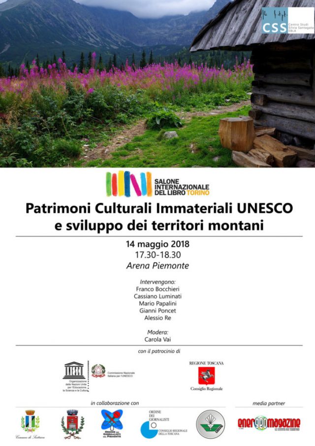 Patrimoni Culturali Immateriali UNESCO e sviluppo dei territori montani / Salone del Libro di Torino