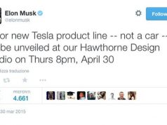 Tesla annuncia nuovo prodotto, ma non sarà un’auto