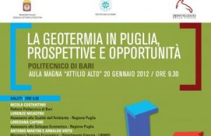 La geotermia in Puglia, prospettive e opportunità
