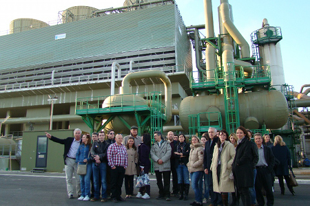 Da tutta Europa per visitare la centrale geotermica di Enel
