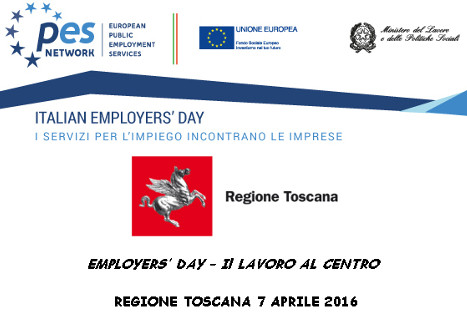 Employers'Day, un focus sui centri per l'impiego in Toscana