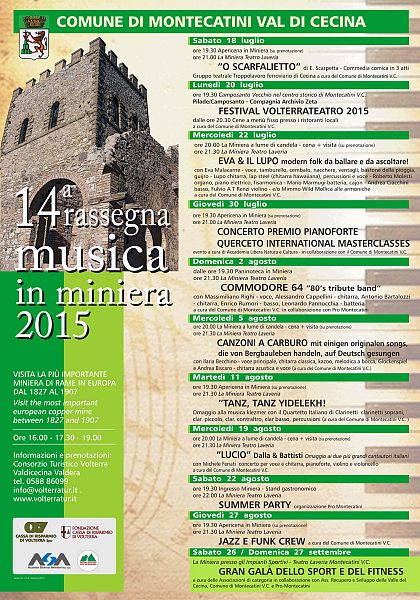 Musica in miniera: un'estate di eventi