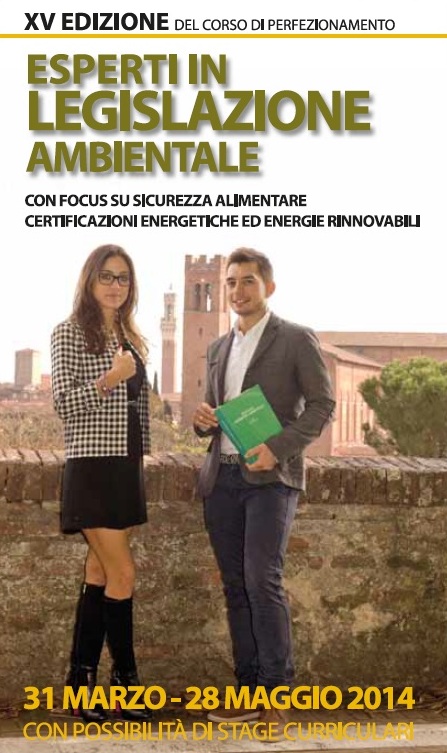 Legislazione ambientale, all’università di Siena il nuovo corso di perfezionamento