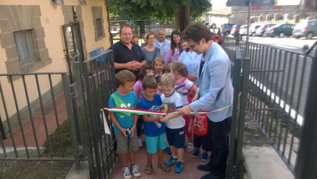 Inaugurato il nuovo giardino del nido comunale a Santa Fiora