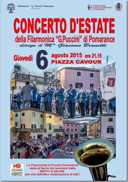 Pomarance: Concerto d'Estate della Filarmonica