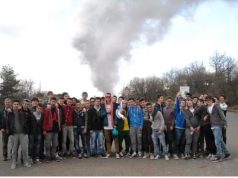 Larderello, arrivano degli studenti dalle Marche: sono quelli dell’Iti ‘Enrico Mattei’ di Urbino