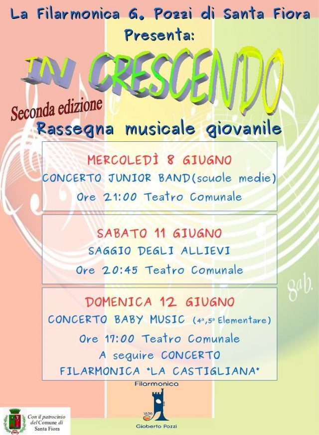 Turismo a Santa Fiora: Mercoledì 8 giugno prende il via “In crescendo”, seconda rassegna musicale giovanile