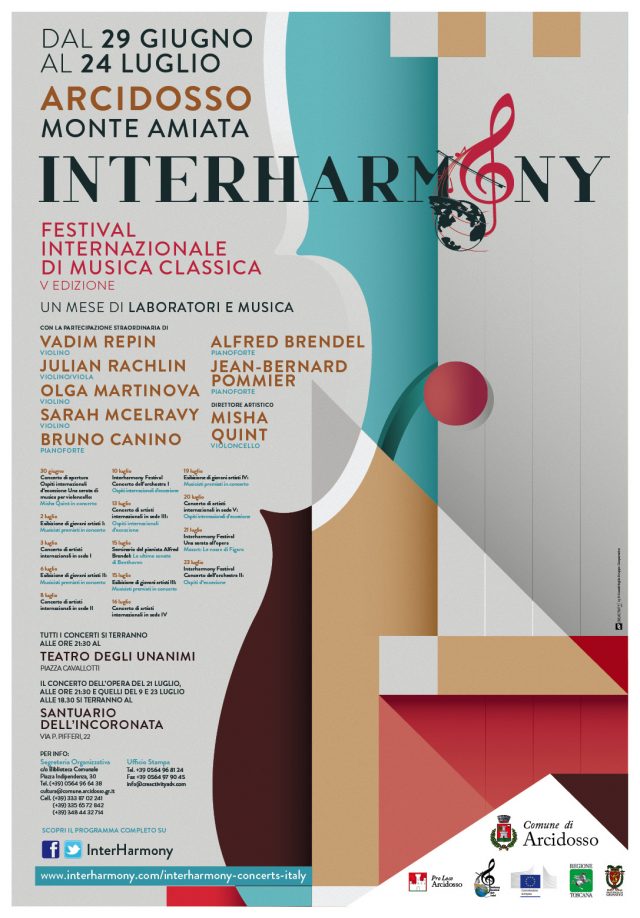 Turismo ad Arcidosso: V Edizione di InterHarmony Musica Festival