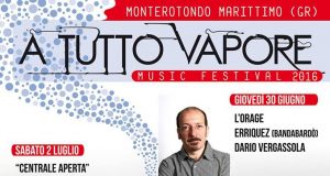 Turismo a Monterotondo M.mo: “A tutto vapore. Music Festival 2016”
