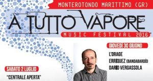 Monterotondo fa il pieno di big con il music festival “A tutto vapore”