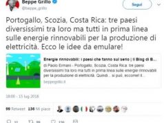 Beppe Grillo, la geotermia e «i paesi che fanno sul serio» sulle energie rinnovabili