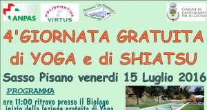 Turismo a Castelnuovo Val di Cecina: 4 Giornata gratuita di Yoga e Shiatsu
