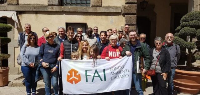 Santa Fiora. Visita della delegazione del FAI