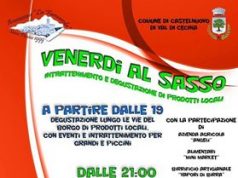 Turismo a Castelnuovo Val di Cecina: Venerdì al Sasso – Intrattenimento e degustazione di prodotti locali.