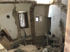 Santa Fiora: l’intensa pioggia notturna causa cedimenti in via San’Antonio evacuate 6 famiglie