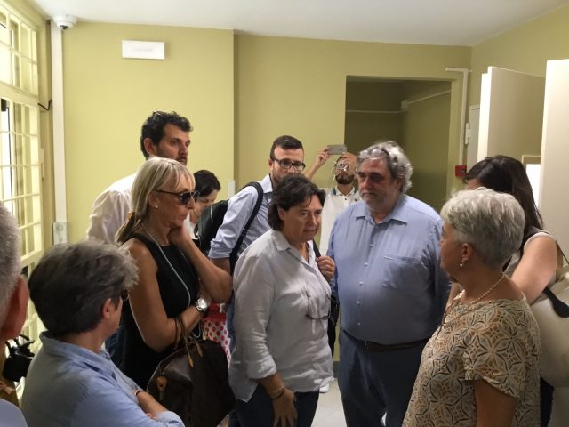 Saccardi a Volterra: ha visitato ospedale, Auxilium Vitae, Rems e Centro riabilitazione Inail