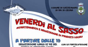 Turismo a Castelnuovo Val di Cecina: “Venerdì al Sasso”, intrattenimento e degustazioni