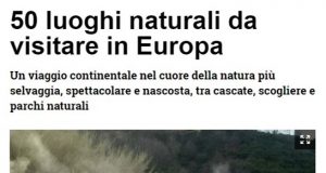 Luoghi naturali d’Europa, nella top 50 ci sono anche le Fumarole di Sasso Pisano
