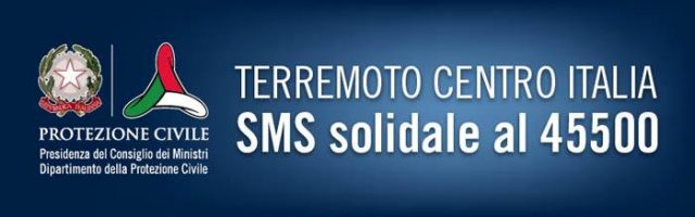 Emergenza Terremoto: raccolta di beni di prima necessità