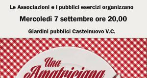 Turismo a Castelnuovo Val di Cecina: “Una Amatriciana per Amatrice”
