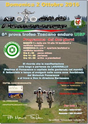 Turismo a Pomarance: 6a Prova Trofeo Toscano Enduro UISP