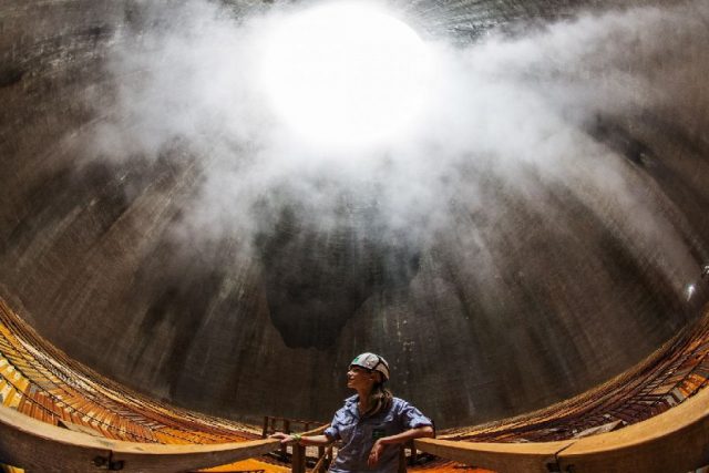 Una donna geotermica