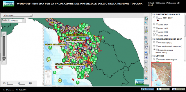 Come sta l’eolico in Toscana