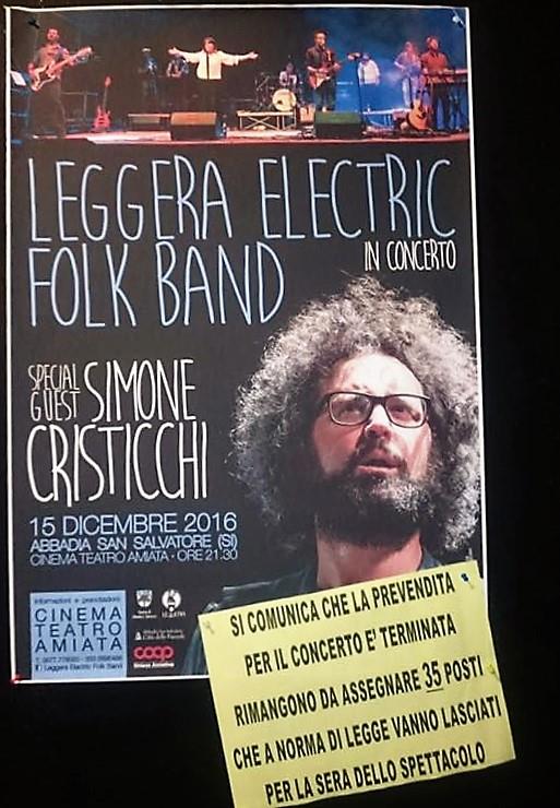 Abbadia S. Salvatore. Grande attesa per il concerto della “Leggera” e Cristicchi alla Città delle Fiaccole.
