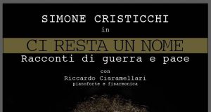 Piancastagnaio. Simone Cristicchi, apre il sipario del teatro comunale con lo spettacolo “Ci resta un nome: racconti di guerra e pace”