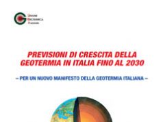 La Geotermia – Stime di crescita in Italia