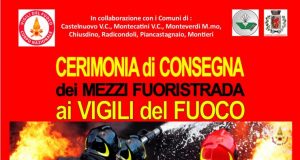 Cosvig consegna due mezzi antincendio ai pompieri