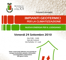 A Lodi con Consorzio Bioenergia, per parlare di geotermico. Un convegno sulle nuove energie