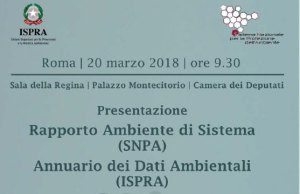 Il 20 marzo a Roma, presentazione Rapporto Ambiente di Sistema