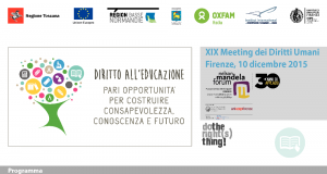 XIX Meeting dei diritti umani: educazione, pari opportunità, conoscenza e futuro