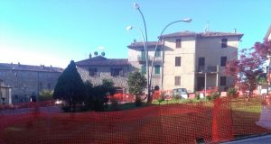 Santa Fiora: restyling della rotatoria all’ingresso del paese