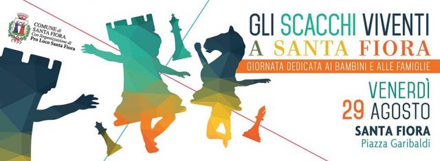 Gli scacchi viventi a Santa Fiora