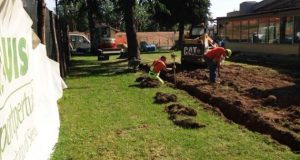 Abbadia San Salvatore. Iniziati i lavori per il campo polivalente nell’area della piscina comunale