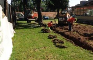 Abbadia San Salvatore. Iniziati i lavori per il campo polivalente nell’area della piscina comunale