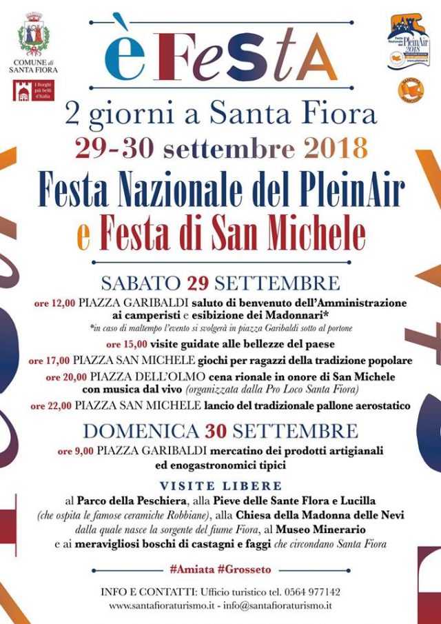 A Santa Fiora la festa nazionale del PleinAir e la festa di San Michele