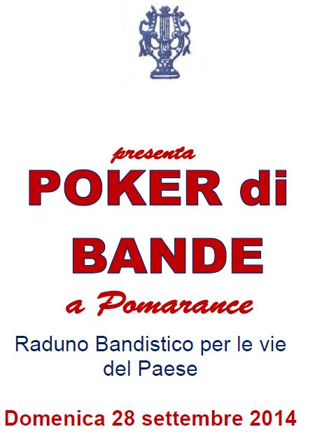 Poker di bande per le vie del paese