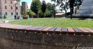 Piancastagnaio. Miglioramento decoro urbano: iniziati nuovi lavori ai Giardini Nasini