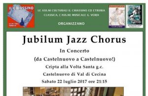 Turismo, Castelnuovo Val di Cecina: “Jubilum Jazz Chorus”