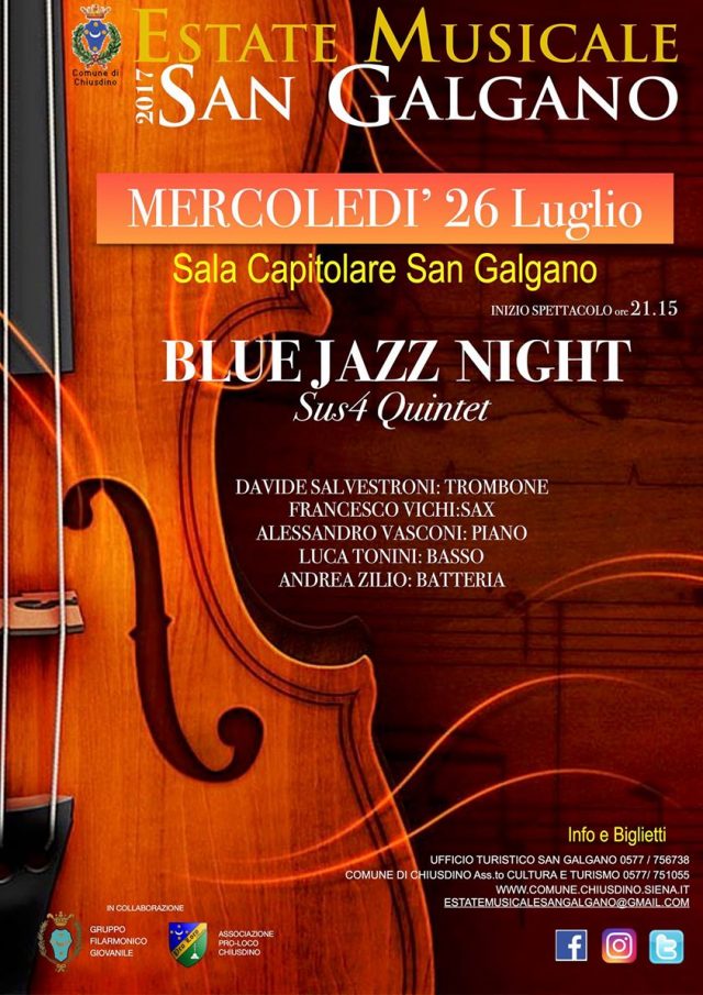 Turismo, Chiusdino: Blue Jazz Night