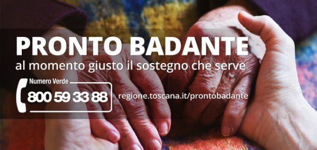 Pronto Badante, quasi 3 milioni per proseguire e stabilizzare il progetto nel 2019-2020