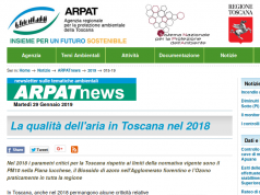 A che punto è l’inquinamento atmosferico in Toscana