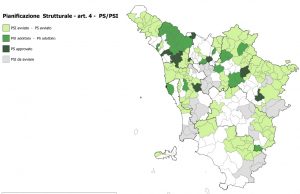 Urbanistica, già 199 i Comuni interessati ai Piani Strutturali intercomunali